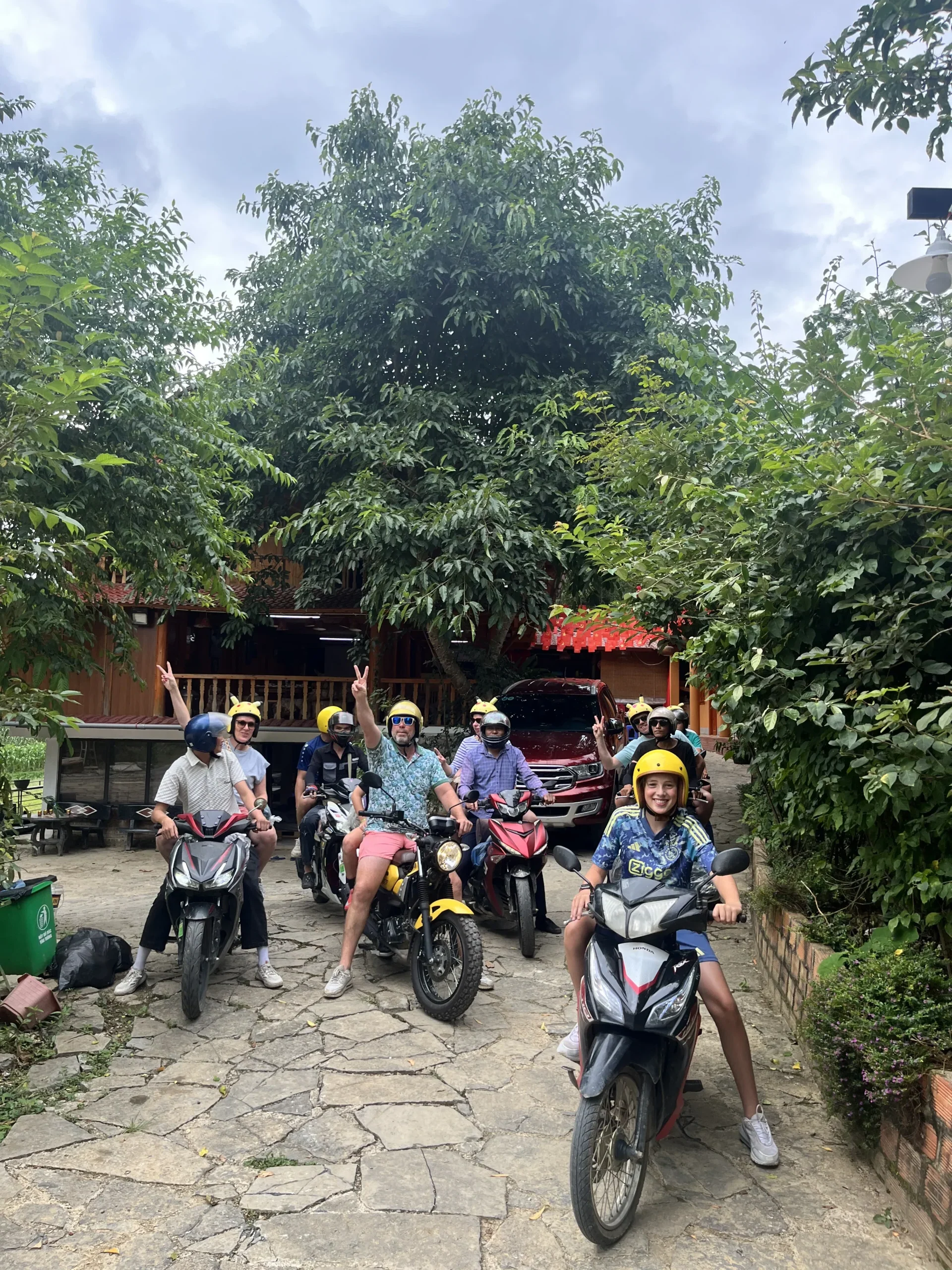 Certified local Ha Giang guide leading a Loop Trails tour